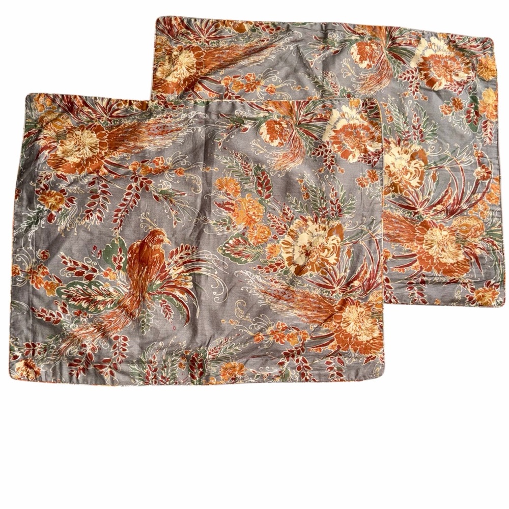 Patricia Nash 100% Cotton Pillow Shams